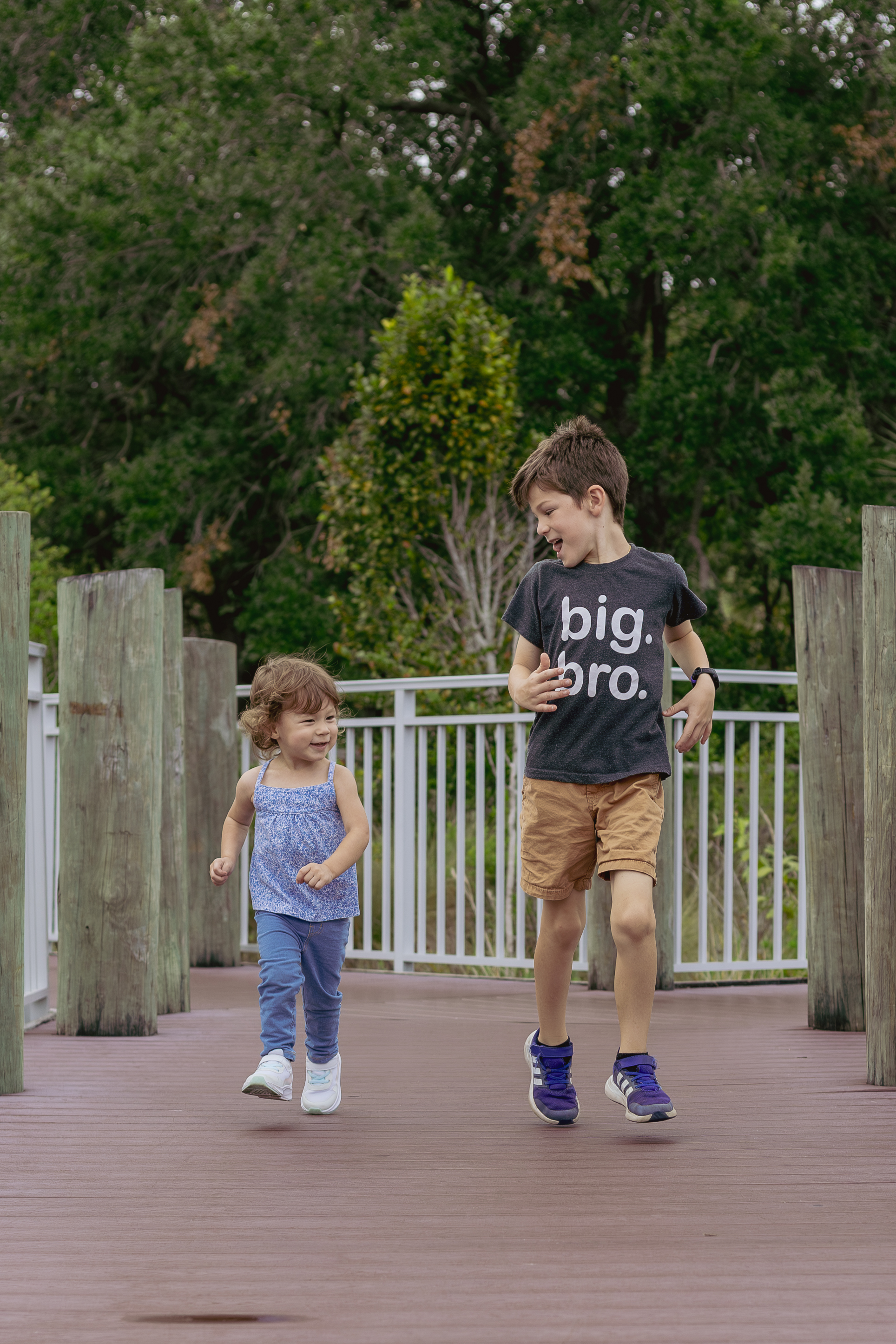 Siblings Outdoors